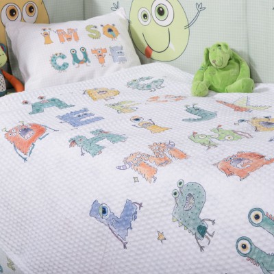 ΒΡΕΦΙΚΗ ΚΟΥΒΕΡΤΑ ΠΙΚΕ AΓΚΑΛΙΑΣ ALPHABET MONSTER 80X110