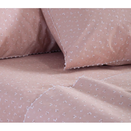 ΣΕΤ ΣΕΝΤΟΝΙΑ ΒΑΜΒΑΚΕΡΟ ΠΕΡΚΑΛΙ ΥΠΕΡΔΙΠΛΑ SISSY 240X270 ROSE