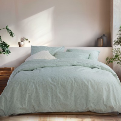 ΣΕΤ ΣΕΝΤΟΝΙΑ ΒΑΜΒΑΚΕΡΟ ΠΕΡΚΑΛΙ ΥΠΕΡΔΙΠΛΑ JOSEFINE 240X270 MINT