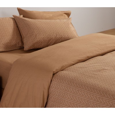 ΣΕΤ ΣΕΝΤΟΝΙΑ ΒΑΜΒΑΚΕΡΑ ΥΠΕΡΔΙΠΛΑ SUSPEN 240Χ270 CARAMEL