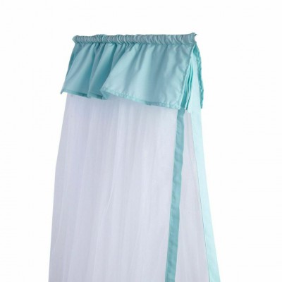 Nef-Nef Homeware Κουνουπιέρα Κούνιας από Τούλι Μπλε 600x230εκ.