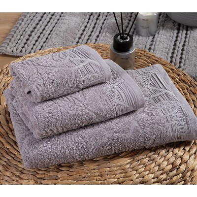 Nef-Nef Homeware Πετσέτα Χεριών Livingry 30x50εκ. Grey