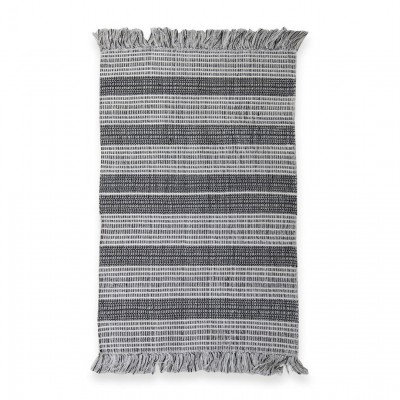 Nef-Nef Homeware Geylord Χαλί Ορθογώνιο με Κρόσια Grey (70χ140)