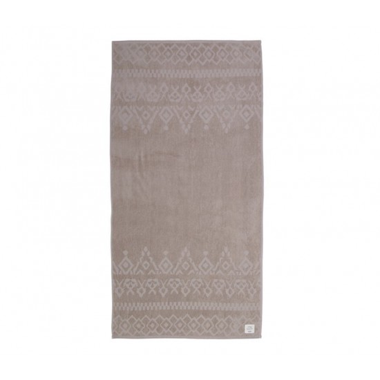 Nef-Nef Homeware Trivian Πετσέτα Θαλάσσης Βαμβακερή Γκρι 160x80εκ.
