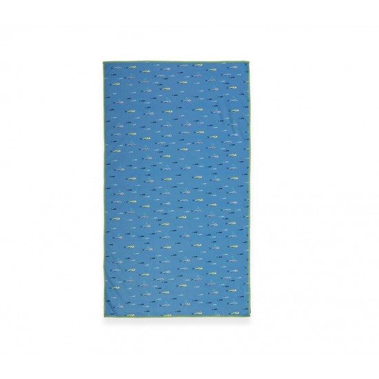 Παιδικη Πετσετα Θαλασσης Fish Team 70x120 Μπλέ Nef-nef Homeware