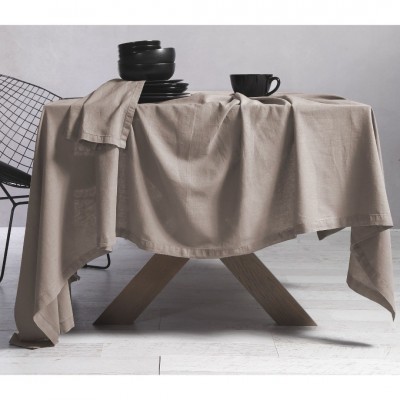 ΤΡΑΠΕΖΟΜΑΝΤΗΛΟ COTTON-LINEN 150X250 BEIGE