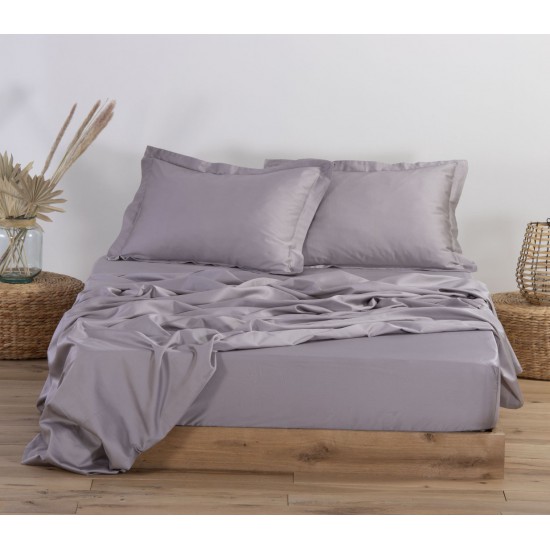 ΣΕΝΤΟΝΙ ΜΕΜΟΝΩΜΕΝΟ ΒΑΜΒΑΚΟΣΑΤΕΝ ΥΠΕΡΔΙΠΛΟ ELEMENTS 240X270 GREY