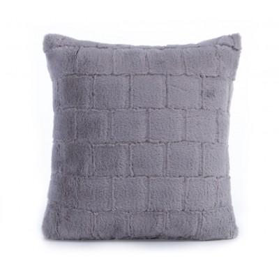 ΔΙΑΚΟΣΜΗΤΙΚΟ ΜΑΞΙΛΑΡΙ RABBIT FUR BARLOW 45X45 GREY