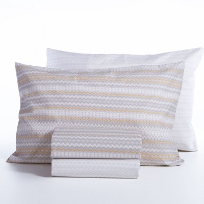 Nef-Nef Homeware Σετ Σεντόνια Υπέρδιπλα με Λάστιχο 160x200+35εκ. Γκρι 4τμχ