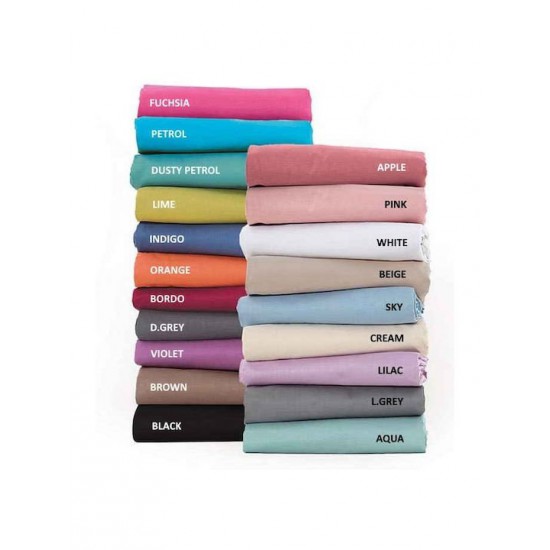 Nef-Nef Homeware Basic Σεντόνι Υπέρδιπλο με Λάστιχο 160x200+30εκ. 1136 Black