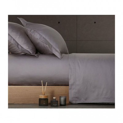 Nef-Nef Homeware Σεντόνι Υπέρδιπλο 240x270εκ. Elements Anthracite