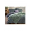 Nef-Nef Homeware Κουβέρτα Βελουτέ Υπέρδιπλη 220x240εκ. Loft 1165 Green