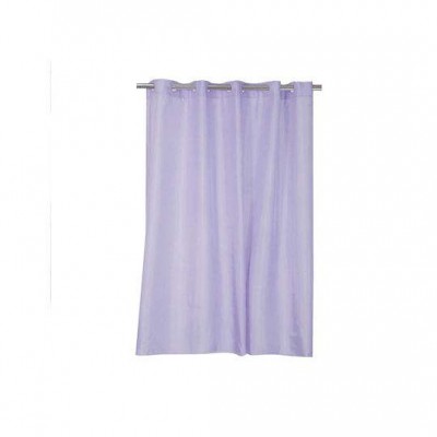 Nef-Nef Homeware Shower Κουρτίνα Μπάνιου Υφασμάτινη με Τρουκς 180x180 cm Lavender