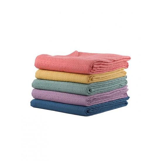 Nef-Nef Homeware Cool Κουβέρτα Πικέ Υπέρδιπλη 220x240εκ. Honey