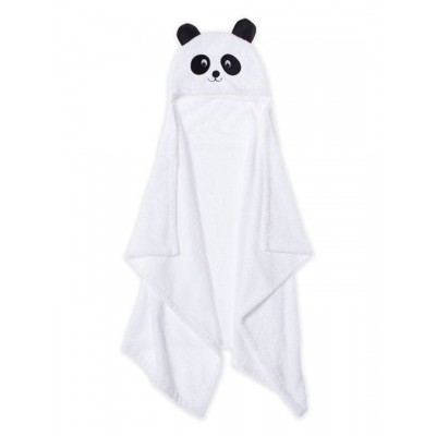 Nef-Nef Homeware Βρεφική Κάπα-Μπουρνούζι με Κουκούλα Sweet Panda White