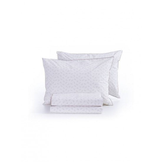 Nef-Nef Homeware Amaranda Σετ Σεντόνια Υπέρδιπλα 240x270εκ. Beige (4τμχ)