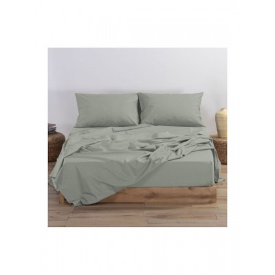 Nef-Nef Homeware Σεντόνι Υπέρδιπλο με Λάστιχο 160x200+30εκ. Basic Mint