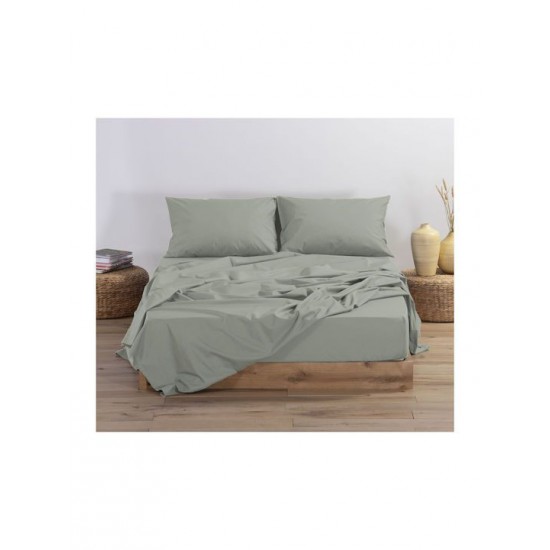 Nef-Nef Homeware Basic Σεντόνι Μονό με Λάστιχο 100x200+30εκ. Mint