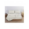 Nef-Nef Homeware Basic Σεντόνι Διπλό με Λάστιχο 140x200+30εκ. 1211-ecru