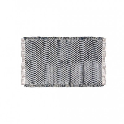 Nef-Nef Homeware Πατάκι Μπάνιου Βαμβακερό Athena Blue 65x130εκ.