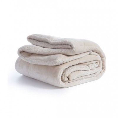 Nef-Nef Homeware Κουβερτοπάπλωμα Μονό 160x220εκ. Singular Μπεζ 220 GSM