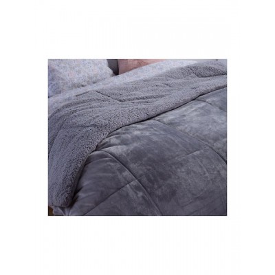 Nef-Nef Homeware Κουβερτοπάπλωμα Υπέρδιπλο 220x240εκ. Singular Γκρι 220 GSM