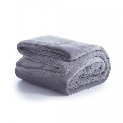 Nef-Nef Homeware Κουβερτοπάπλωμα Υπέρδιπλο 220x240εκ. Singular Γκρι 220 GSM