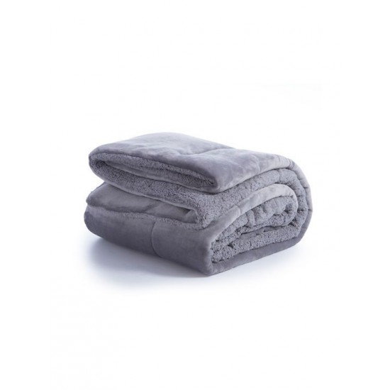 Nef-Nef Homeware Κουβερτοπάπλωμα Υπέρδιπλο 220x240εκ. Singular Γκρι 220 GSM