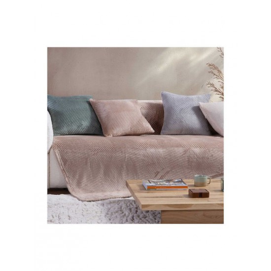 Nef-Nef Homeware Ριχτάρι Πολυθρόνας Dakari 130x180εκ. Beige 033958