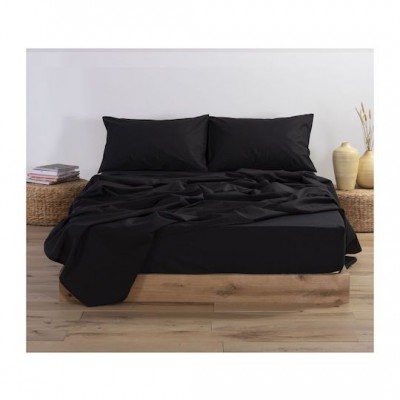 Nef-Nef Homeware Basic Σεντόνι Υπέρδιπλο 240x270εκ. 1136-Black
