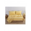 Nef-Nef Homeware Basic Σεντόνι Μονό 170x270εκ. Yellow