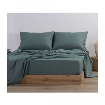 Nef-Nef Homeware Basic Σεντόνι Μονό με Λάστιχο 100x200+30εκ. 1172 Green