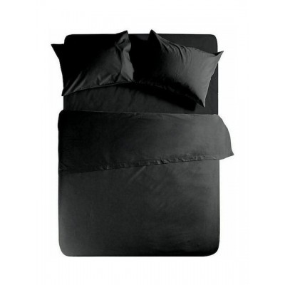 Nef-Nef Homeware Basic Σεντόνι Υπέρδιπλο 240x270εκ. 1136-Black