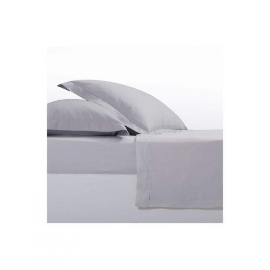Nef-Nef Homeware Elements Σεντόνι Υπέρδιπλο 240x270εκ. Ice Grey