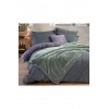 Nef-Nef Homeware Κουβέρτα Βελουτέ Υπέρδιπλη 220x240εκ. Loft 1110 Dark Grey