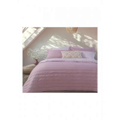 Nef-Nef Homeware Colorfull Σετ Μαξιλαροθήκες με Φάσα Καπιτονέ Lilac 52x72εκ.