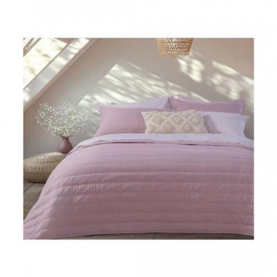 Nef-Nef Homeware Colorfull Σετ Μαξιλαροθήκες με Φάσα Καπιτονέ Lilac 52x72εκ.