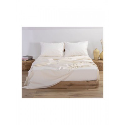 Nef-Nef Homeware Basic Σεντόνι Υπέρδιπλο 240x270εκ. 729 Cream