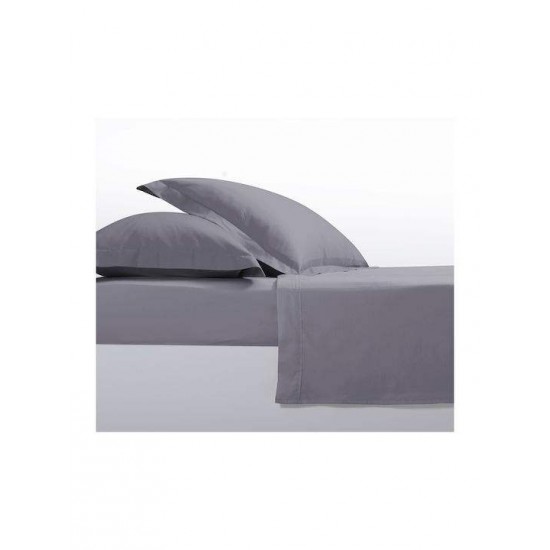 Nef-Nef Homeware Elements Σεντόνι King Size με Λάστιχο 180x200+35εκ. Graffite