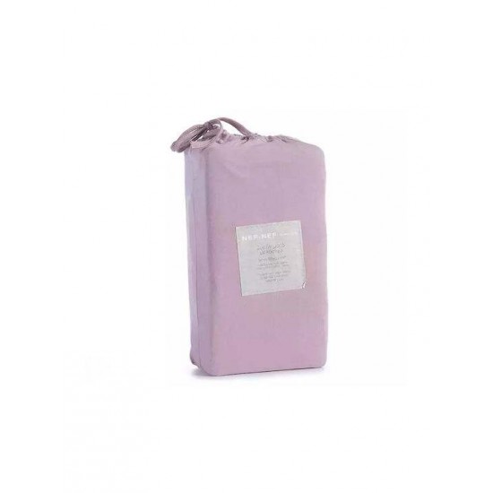 Nef-Nef Homeware Jersey Σεντόνι Μονό με Λάστιχο 100x200+30εκ. 1-amethyst