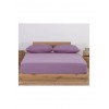 Nef-Nef Homeware Jersey Σεντόνι Μονό με Λάστιχο 100x200+30εκ. 1-amethyst