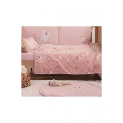 Nef-Nef Homeware Κουβέρτα Κούνιας Special Party Fleece Ροζ 110x150εκ.