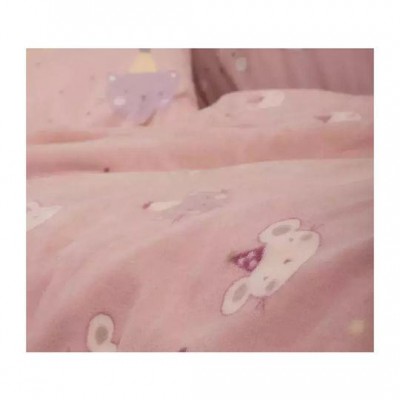 Nef-Nef Homeware Κουβέρτα Κούνιας Special Party Fleece Ροζ 110x150εκ.