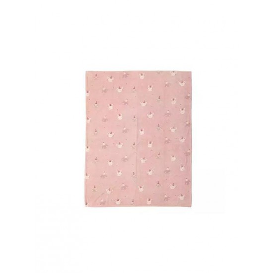 Nef-Nef Homeware Κουβέρτα Κούνιας Special Party Fleece Ροζ 110x150εκ.