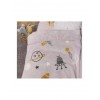 Nef-Nef Homeware Κουβέρτα Κούνιας My Universe Βελουτέ Γκρι 100x140εκ.