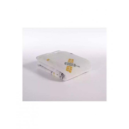 Nef-Nef Homeware Κουβέρτα Κούνιας My Universe Βελουτέ Γκρι 100x140εκ.