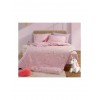 Nef-Nef Homeware Σετ Σεντόνια Μονά Βαμβακερά Unicorns Style Ροζ 170x260cm 3τμχ