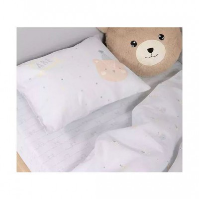 Nef-Nef Homeware Special Party Σετ Βρεφικά Σεντόνια Κούνιας Βαμβακερά Μπλε 120x170εκ. 3τμχ