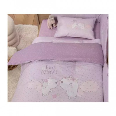 Πάπλωμα Κούνιας Best Friends Nef-nef Homeware 110x140 Lilac
