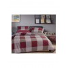 Nef-Nef Homeware Casual Σετ Σεντόνια Υπέρδιπλα με Λάστιχο 160x200+35εκ. Bordo (4τμχ)